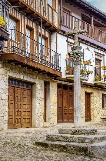 Mogarraz dans la province de Salamanque, Castille-León