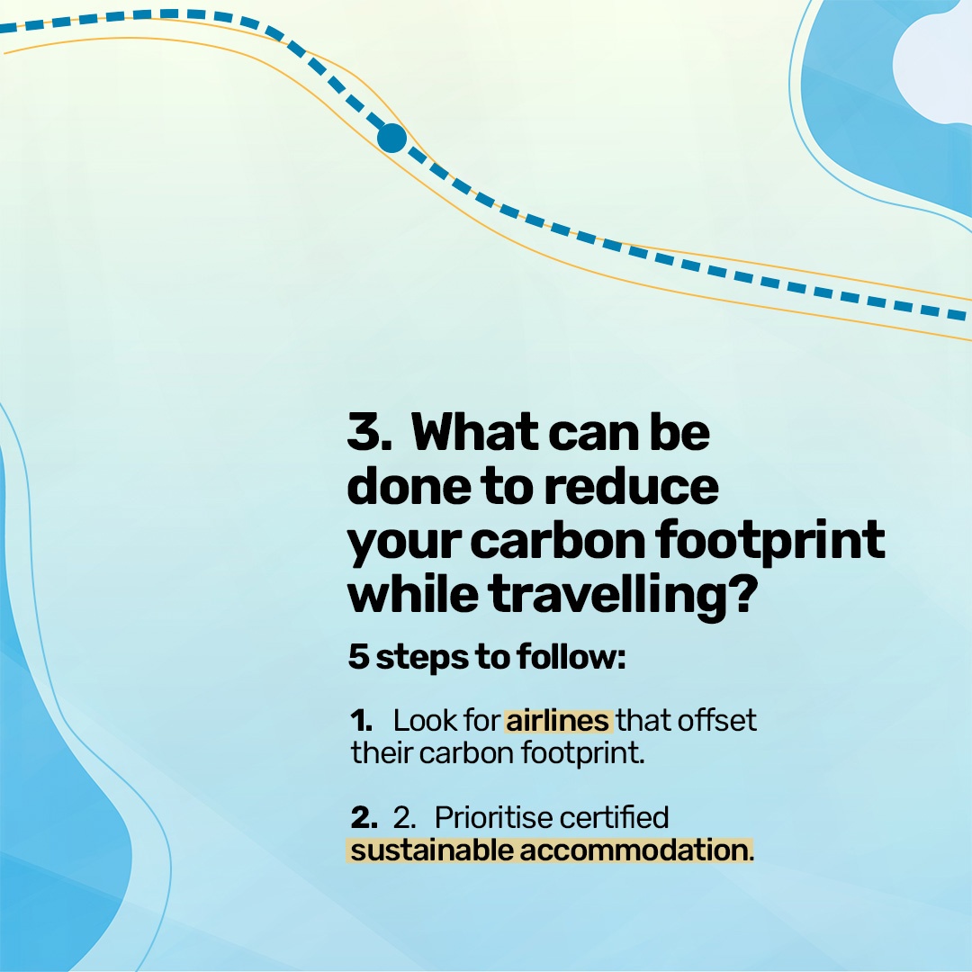 How to reduce your carbon footprint while travelling