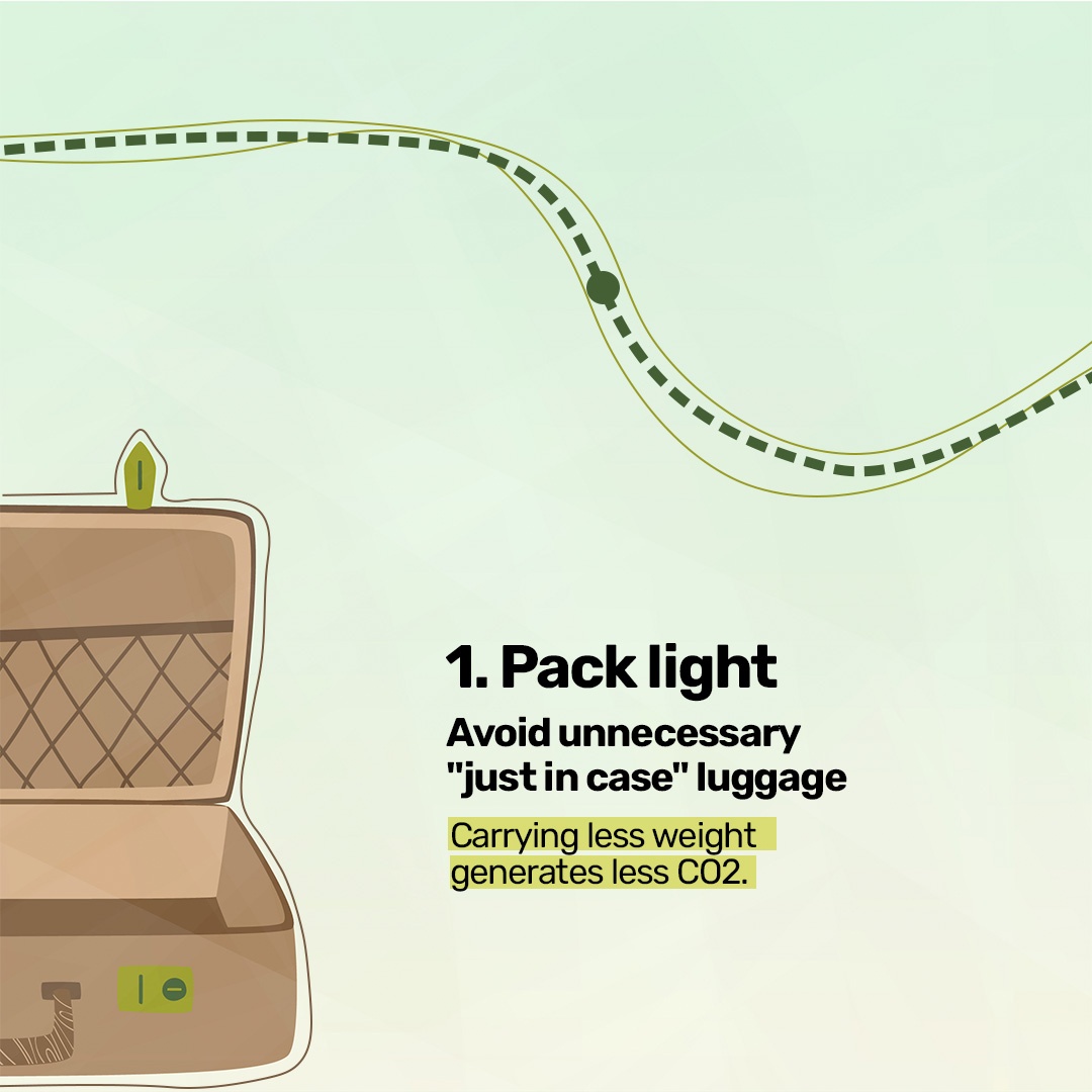 How to pack your suitcase for a more sustainable trip