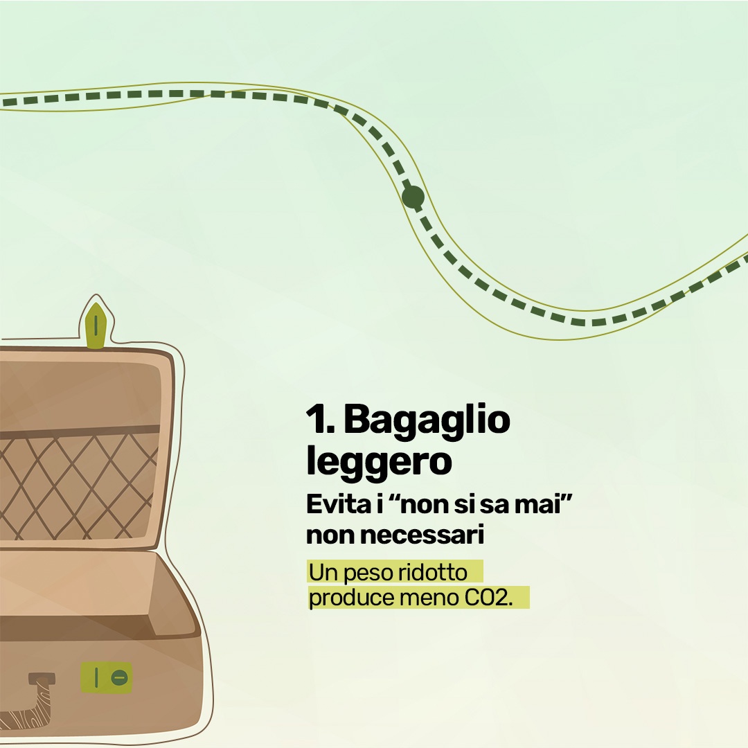 Come preparare il bagaglio per un viaggio più sostenibile