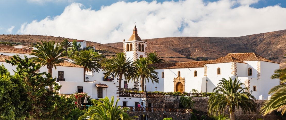 View of Betancuria in Fuerteventura, Canary Islands