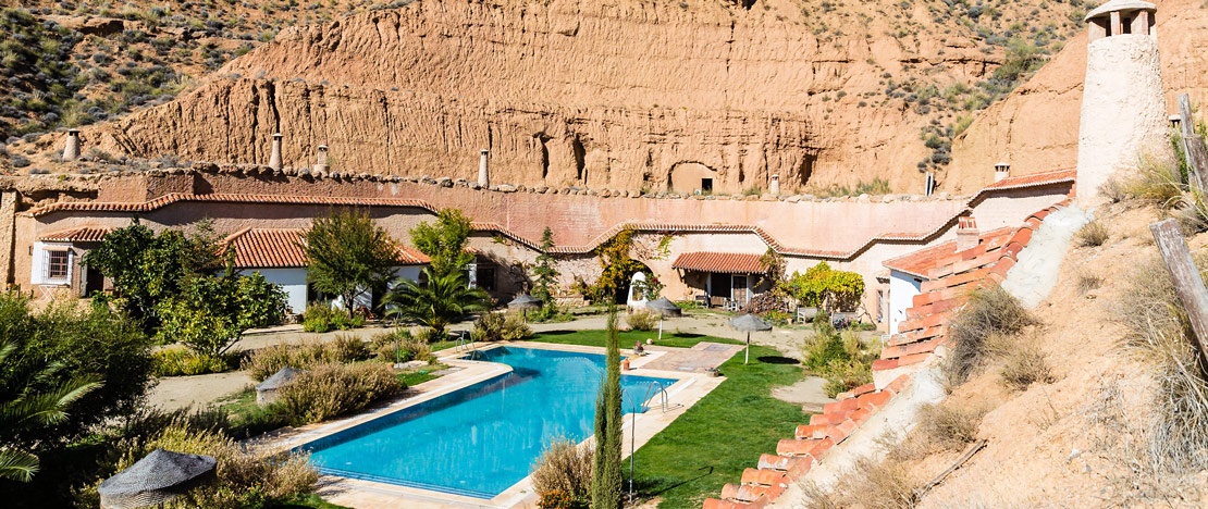 Casas Cuevas en granada, Andalucía