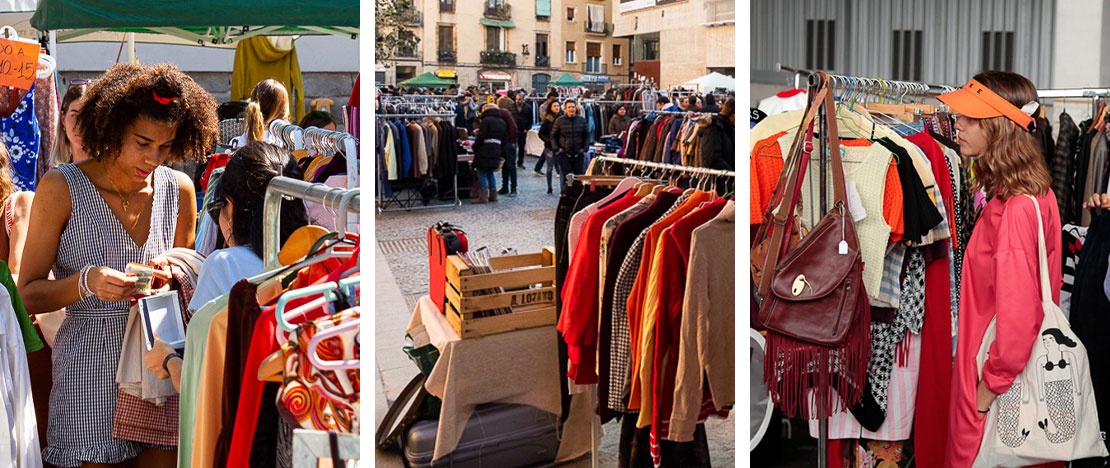 Fleamarket in Barcelona, Katalonien