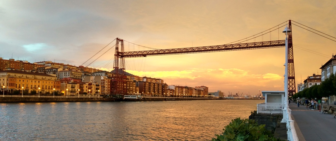 Brücke von Portugalete in Bizkaia, Baskenland