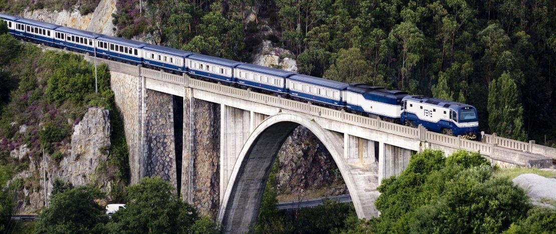 Die Luxuseisenbahn Transcantábrico