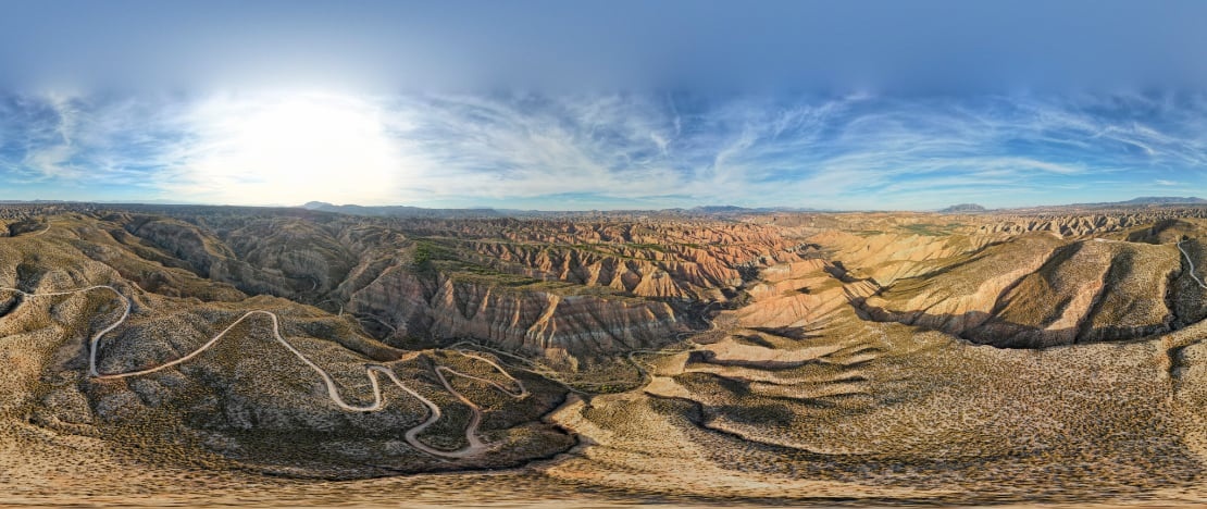 Wüste im Geopark von Granada, Andalusien