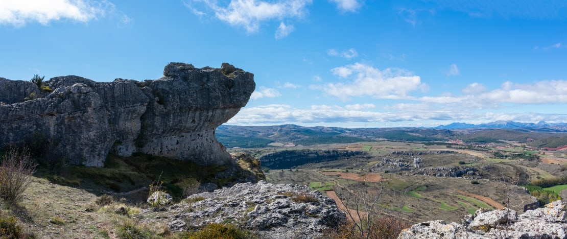 Scenery in Las Tuerces, Palencia