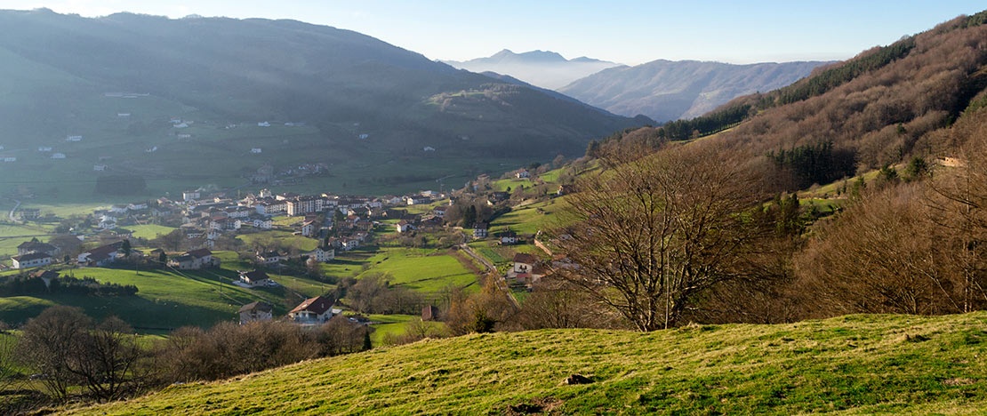 Valle de Leitzarán en el País Vasco