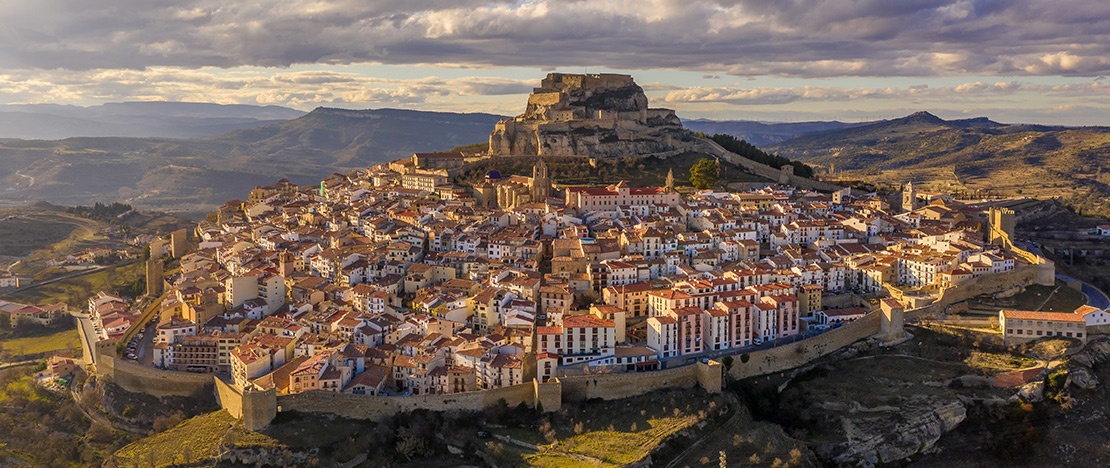 Panoramica di Morella, Castellón