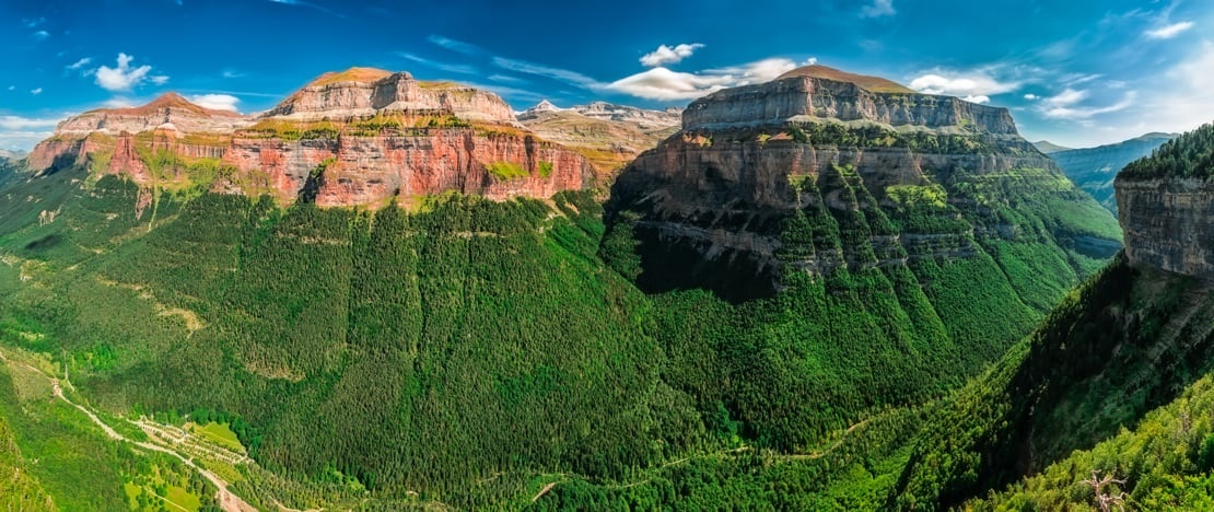 Parque Nacional de Ordesa y Monte Perdido en Huesca, Aragón